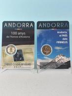 Andorra. 2 Euro 2017 Himne Andorra + Pirineus (2 monete)