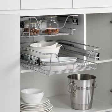 Schuiflade set van 2 voor o.a. keukenkast 60 cm breed
