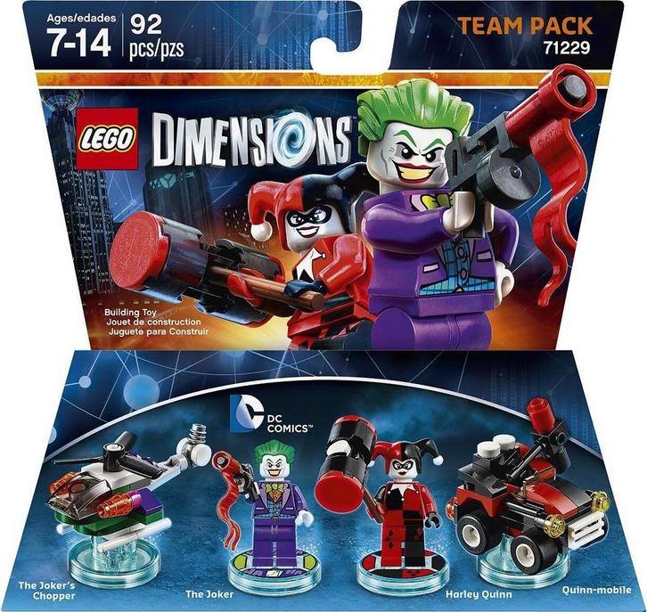 LEGO Dimensions 71229 Team Pack (The Joker + The Jokers Cho, Spelcomputers en Games, Spelcomputers | Overige Accessoires, Zo goed als nieuw