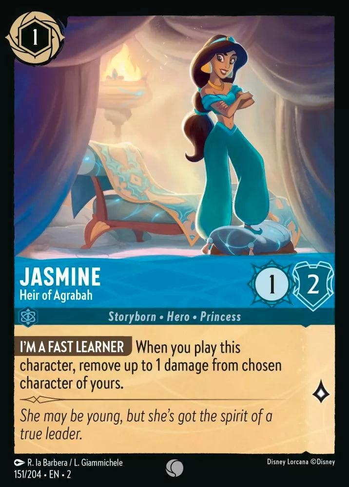 [151/204] - JASMINE - Heir of Agrabah ENG NON-FOIL [M/NM], Verzamelen, Disney, Verzenden
