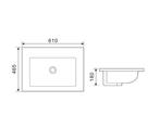 SALE - Nordan 60 - Glans wit - Wastafel -  -  -  -, Ophalen of Verzenden, Nieuw