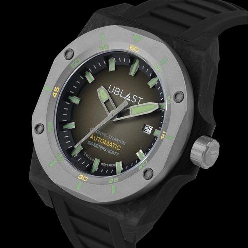 Ublast - Fusion Carbon & Titanium - UBFSN47GR - Zonder, Sieraden, Tassen en Uiterlijk, Horloges | Heren