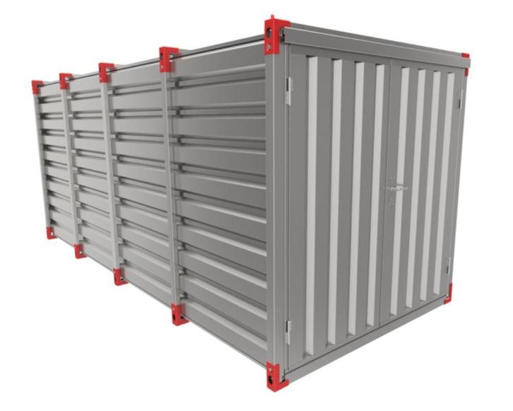 Materiaalcontainer demontabel 5 meter, Zakelijke goederen, Machines en Bouw | Overig, Ophalen of Verzenden