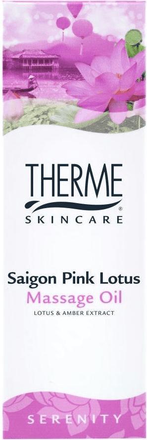 Therme Massage Oil - Saigon Pink Lotus 125 ml, Sieraden, Tassen en Uiterlijk, Uiterlijk | Lichaamsverzorging, Ophalen of Verzenden