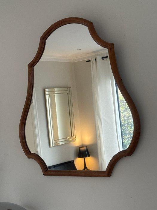 Spiegel - Hout, Antiek en Kunst, Curiosa en Brocante