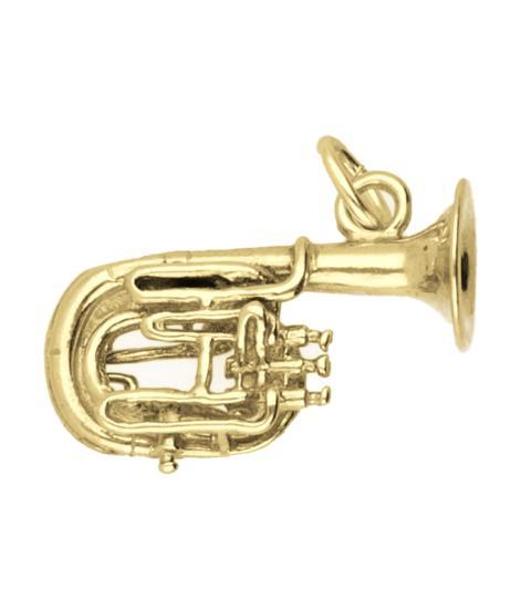 Gouden Bariton ketting hanger, Sieraden, Tassen en Uiterlijk, Kettinghangers, Verzenden