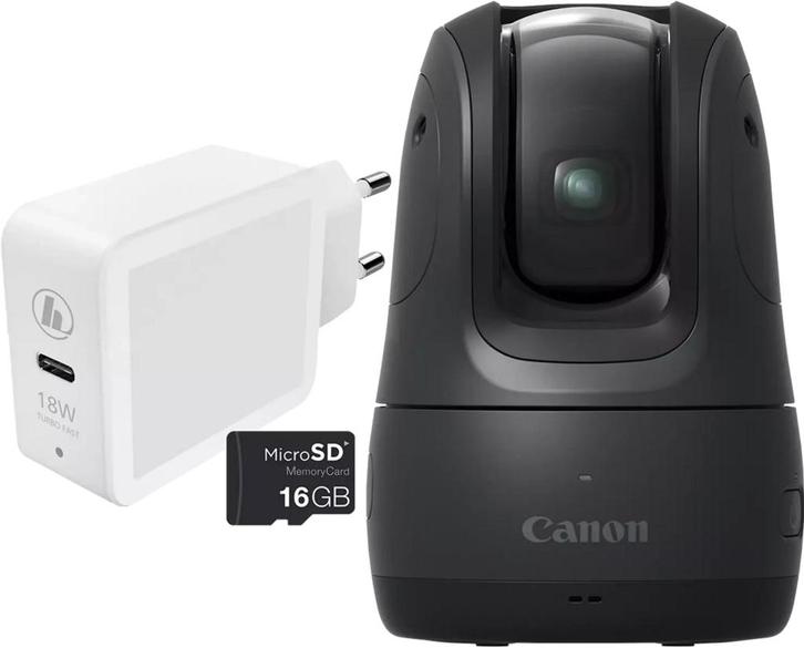 Canon PowerShot PX Essentials Kit Digitale Camera - Zwart (N, Audio, Tv en Foto, Fotocamera's Digitaal, Nieuw, Verzenden