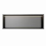 Gun Metal RVS Inbouwnis 30x90x7cm met RGB verlichting, Verzenden, Nieuw