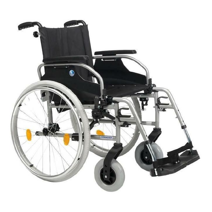 Opvouwbare Lichtgewicht Rolstoel Vermeiren D100 10 Kg, Diversen, Rolstoelen, Handbewogen rolstoel, Nieuw, Inklapbaar, Ophalen of Verzenden
