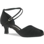 Diamant Zwarte Dansschoen met Peeptoe 027-064-040, Verzenden, Nieuw