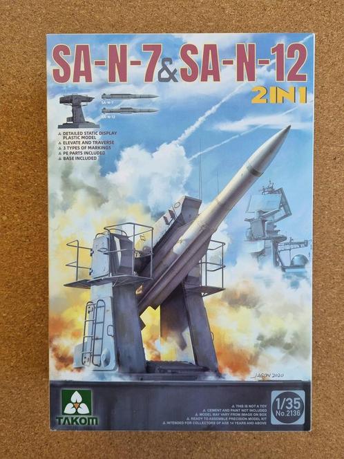 Takom 2136 SA-N-7 & SA-N-12 1:35, Hobby en Vrije tijd, Modelbouw | Boten en Schepen, Verzenden