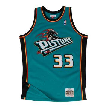 NBA Swingman Detroit Pistons Grant Hill Jersey Teal Maat: M-