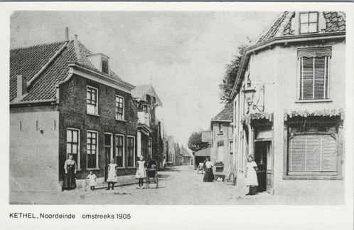 KETHEL - Noordeinde omstreeks 1905, Verzamelen, Ansichtkaarten | Nederland, Verzenden