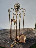 Openhaard accessoire (5) - antieke open haard - Messing,, Antiek en Kunst