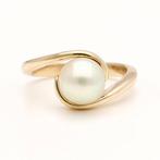Ring - 14 karaat Geel goud - Parel, Sieraden, Tassen en Uiterlijk, Ringen, Nieuw