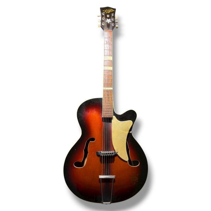 Hoyer - Esquire 19 - - Akoestische gitaar - 1956, Muziek en Instrumenten, Snaarinstrumenten | Gitaren | Akoestisch