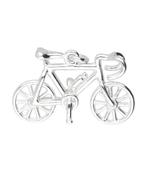 Zilveren Racefiets ketting hanger - met bidon, Sieraden, Tassen en Uiterlijk, Verzenden, Nieuw