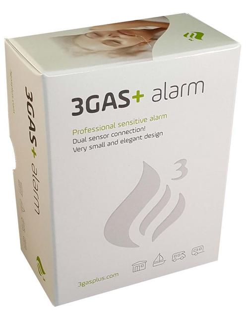 3GAS+ 12V Gasalarm Square Propaan, Butaan, LPG, Koolmonoxide, Caravans en Kamperen, Camper-accessoires, Nieuw, Ophalen of Verzenden