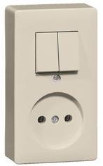 Peha Schakelaar Combinatie Stekkerdoos 1995 Zonder Massa -, Verzenden, Nieuw, Overige typen