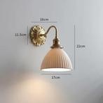 Nordic LED Wandlamp – Keramiek en Koper, Modern Design, Verzenden, Nieuw