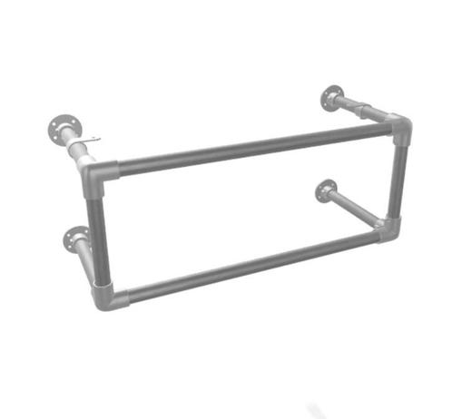 Industriële Steigerbuis Kapstok Bristol | Staal 26.9 mm | Wa, Huis en Inrichting, Woonaccessoires | Kapstokken, Ophalen of Verzenden