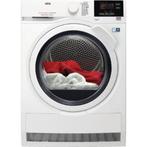 Aeg T8db65682 Warmtepompdroger 8kg, Ophalen of Verzenden, Zo goed als nieuw, Voorlader, 85 tot 90 cm