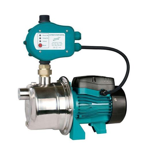 LEO AJm90-S RVS JET-pomp 230V 1,2pk Presscontrol, Tuin en Terras, Waterpompen, Ophalen of Verzenden