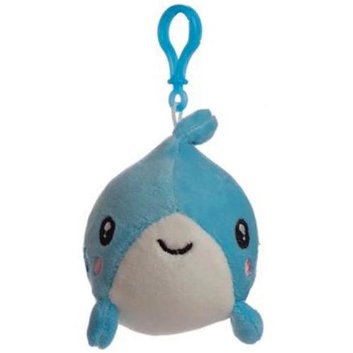 Sleutelhanger - Tashanger Pluche Haai - Blauw - 7,5cm NIEUW, Verzamelen, Sleutelhangers, Nieuw, Ophalen of Verzenden