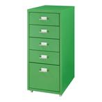 Kantoorkast Kökar ladekast op wielen 69x28x41 cm appelgroen, Verzenden, Nieuw in verpakking