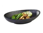 Zwarte Melamine Serveerschaal | 26,5 x 19,5 cm | Aiko Line, Verzenden