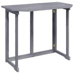 vidaXL Balkontafel inklapbaar 90x50x74 cm massief acaciahout, Verzenden, Nieuw, Hout