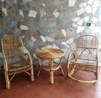 Zitgroep - Bamboe - Fauteuil, schommelstoel en ronde