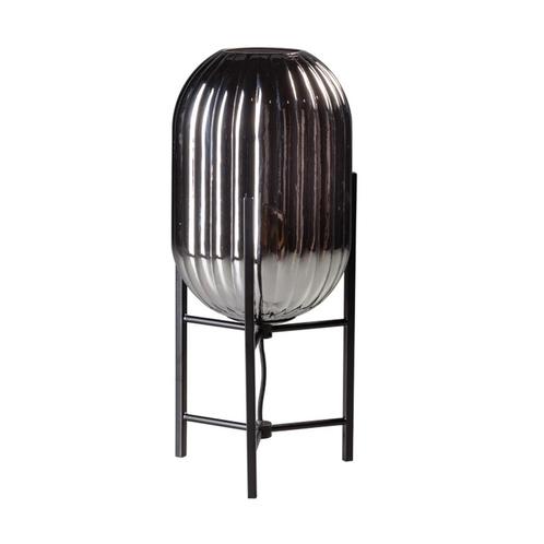*WOONWINKEL* ETH Glamm Ribbelglas Tafellamp Klein, Huis en Inrichting, Lampen | Tafellampen, Nieuw, Verzenden