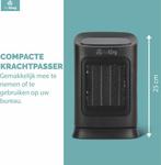 2dekans | AirKing Elektrische Kachel - Compacte Keramische, Huis en Inrichting, Ophalen of Verzenden, Zo goed als nieuw