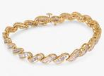 Armband - 14 karaat Geel goud Diamant (Natuurlijk) - Diamant, Sieraden, Tassen en Uiterlijk, Armbanden, Nieuw