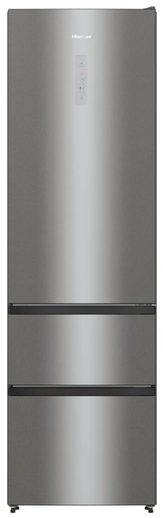 Hisense RM469N4ACE Vrijstaande Koel-vriescombi 200cm RVS, Witgoed en Apparatuur, Koelkasten en IJskasten, 200 liter of meer, Nieuw