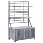 Opbergbox Acaciahout Grijs 99x55cm | Retourdeal | 35% Kor..., Huis en Inrichting, Ophalen of Verzenden, Nieuw