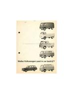 1962 VOLKSWAGEN TRANSPORTER BROCHURE NEDERLANDS, Boeken, Auto's | Folders en Tijdschriften, Nieuw, Volkswagen, Author