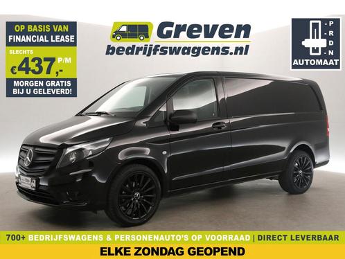 Mercedes-Benz Vito 114 CDI Lang AUT Airco Cruise LMV €437pm, Auto's, Bestelauto's, Automaat, Diesel, Zwart, Mercedes-Benz, Verzenden