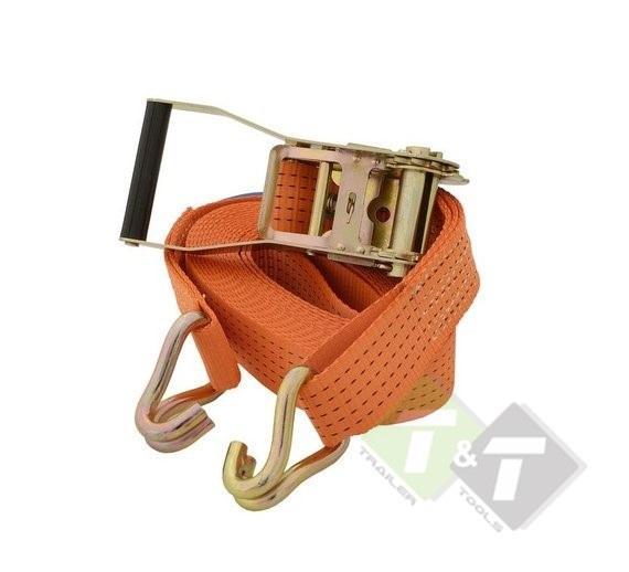 Spanband 5 Ton 4 Meter Band 50mm - Sjorband - Spanner Met Ra, Doe-het-zelf en Verbouw, Gereedschap | Handgereedschap, Nieuw, Ophalen of Verzenden