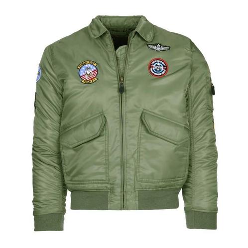 CWU bomber jack met emblemen voor kids, Verzamelen, Luchtvaart en Vliegtuigspotten, Patch, Badge of Embleem, Nieuw, Ophalen of Verzenden