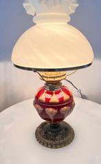 Tafellamp - Tafelfoto-lamp, rood glas, tweede helft van de