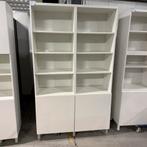 Witte houten opbergkast - 203x120x42 cm, Ophalen of Verzenden, Nieuw
