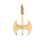 Gouden hanger van een labrys (tijdloos sieraad), Ophalen of Verzenden, Gebruikt, Goud, Overige merken