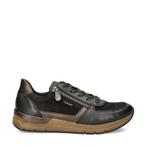 Rieker lage sneakers voor dames in het Zwart, Verzenden, Zwart, Nieuw, Sneakers of Gympen