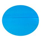 Zwembadafdekking zonnedoek rond PE blauw 305 cm