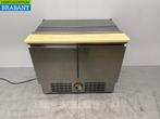 RVS Zanussi Saladette 2 Deuren 95,5 cm 230V Horeca, Ophalen of Verzenden, Gebruikt