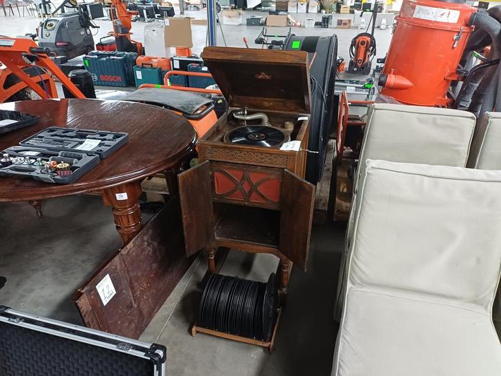 Online veiling: Vintage 78 Toeren Platenspeler, Audio, Tv en Foto, Platenspelers, Platenspeler, Gebruikt
