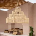 Bazar Bizar Hanglamp Wedding Cake Rattan, Huis en Inrichting, Lampen | Hanglampen, Nieuw, Hout, Verzenden