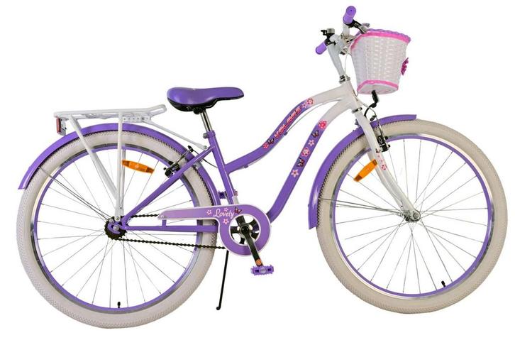 Volare Lovely Kinderfiets - Meisjes - 26 inch - Paars - Twee, Fietsen en Brommers, Fietsen | Meisjes, 26 inch of meer, Nieuw, Verzenden